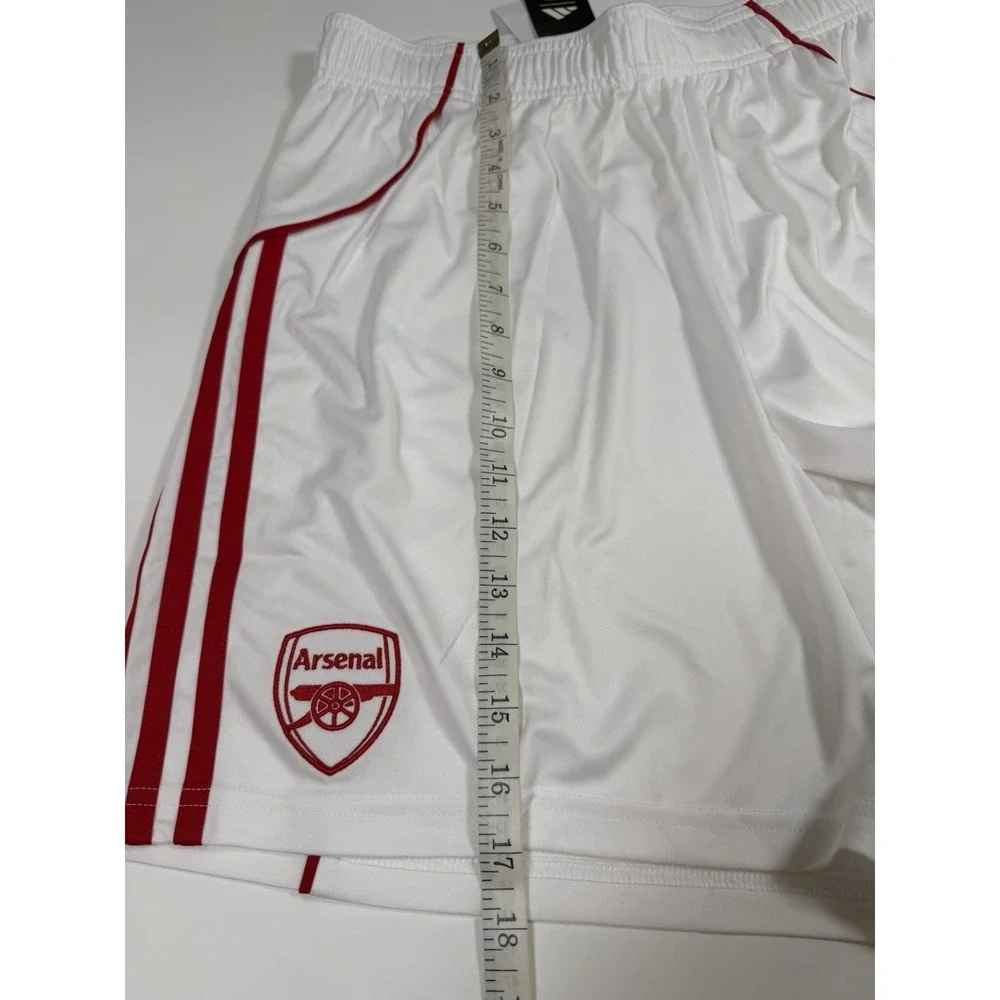Adidas Men Arsenal FC 25 Home Pants Soccer White Run Size Large JI9515